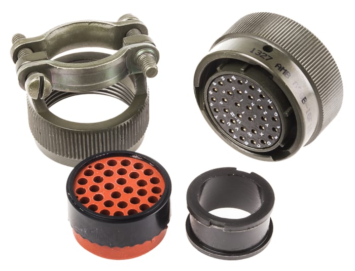 Amphenol Limited, 62GB 32 Way Cable Mount MIL Spec Circular Connector PlugOlive, Socket Contacts,Shell Size 18, Bayonet