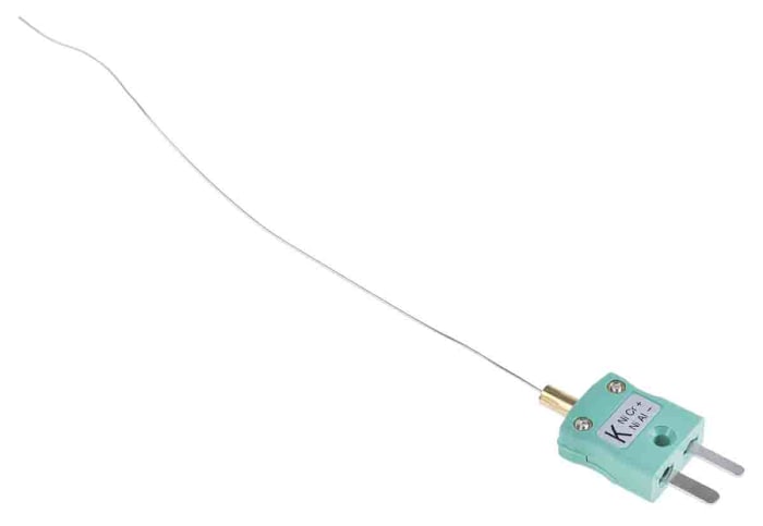 RS PRO Type K Mineral Insulated Thermocouple 150mm Length, 0.5mm Diameter → +750°C