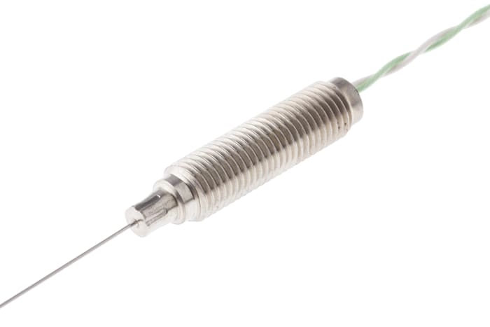 RS PRO Type K Mineral Insulated Thermocouple 150mm Length, 0.5mm Diameter → +750°C