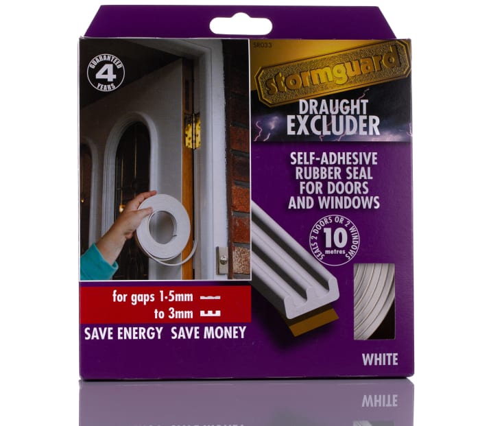 RS PRO White Ethylene Propylene Diene Monomer Edging Strip, 10 m