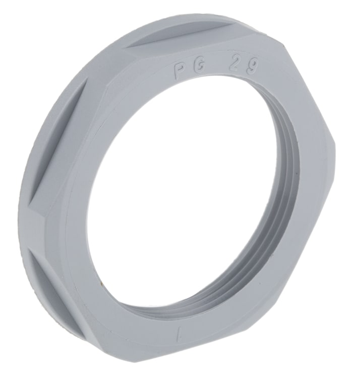Lapp Grey Fibreglass PA Cable Gland Locknut, PG29 Thread, IP68