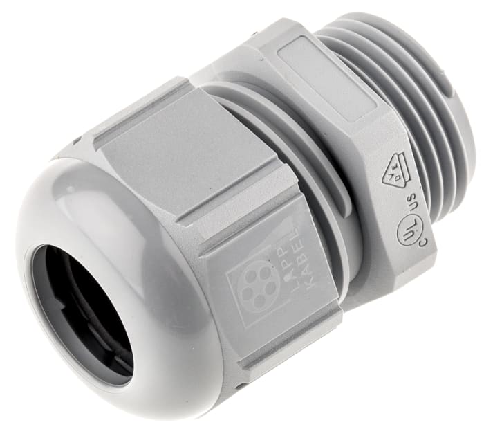 Lapp SKINTOP Series Grey Polyamide Cable Gland, M20 Thread, 7mm min., 13mm max., IP66, IP68, IP69K