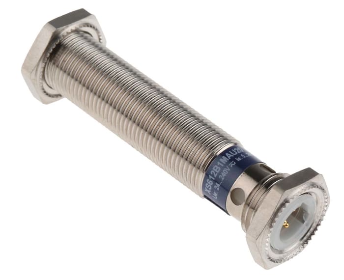 Telemecanique Sensors Inductive Threaded Barrel Proximity Sensor, M12, 4 mm Detection, 2-Wire NO, 20 → 264 V