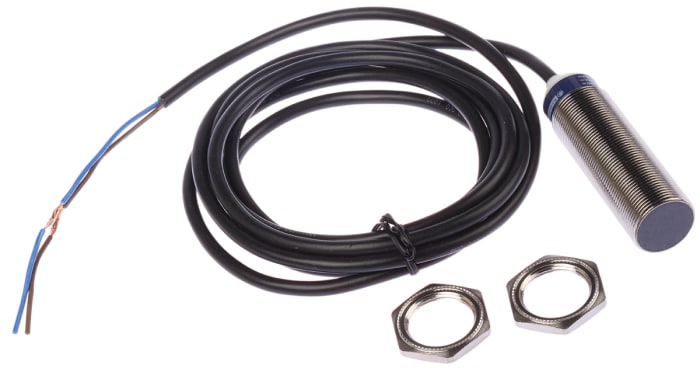 Telemecanique Sensors Inductive Threaded Barrel Proximity Sensor, M18, 8 mm Detection, 2-Wire NO, 20 → 264 V