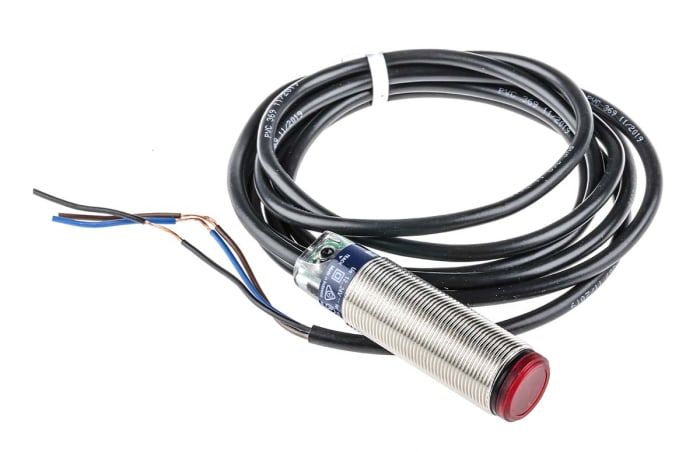 Telemecanique Sensors Multimode Photoelectric Sensor, Barrel Sensor, 120 mm → 15 m Detection Range