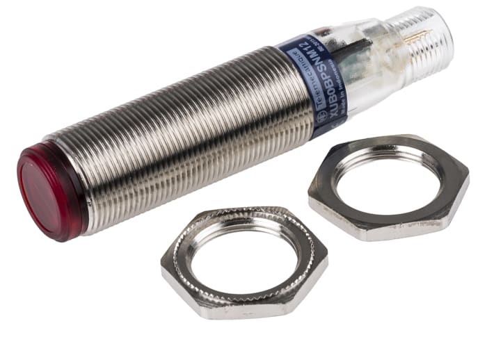 Telemecanique Sensors Multimode Photoelectric Sensor, Barrel Sensor, 120 mm → 15 m Detection Range