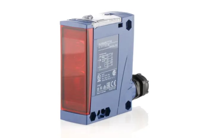 Telemecanique Sensors Multimode Photoelectric Sensor, Block Sensor, 1.3 m, 2 m, 11 m, 40 m Detection Range