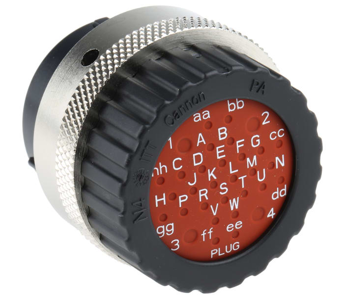 ITT Cannon Circular Connector, 32 Contacts, Cable Mount, Plug, Male, IP67, Trident Neptune Series