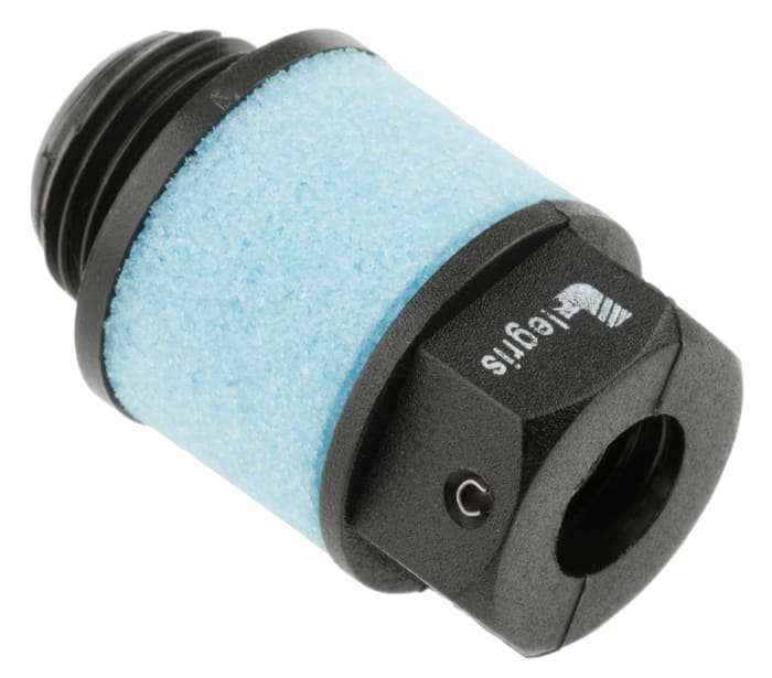 Legris 0676 PE 10bar Pneumatic Silencer, Threaded, G 1/4 Male