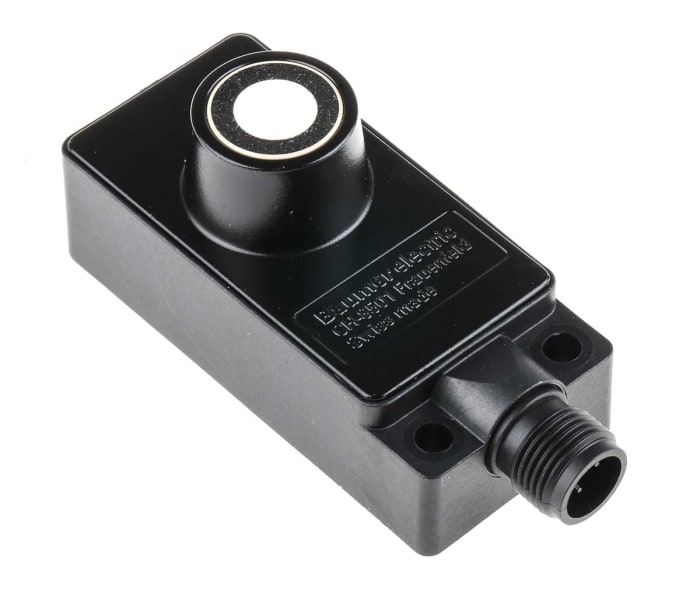 Baumer Ultrasonic Block Proximity Sensor, 400 mm Detection, PNP NO, 12 → 30 V dc