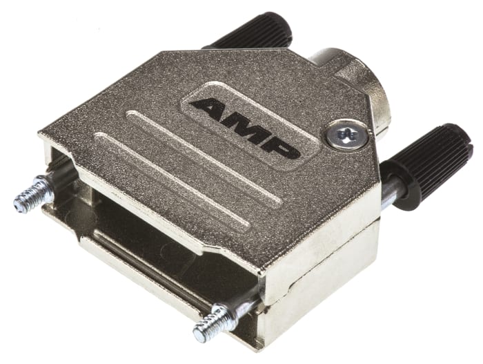 TE Connectivity ADK Series Zinc D Sub Backshell, 15 Way, Strain Relief