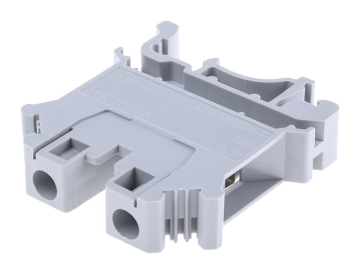 Phoenix Contact 3005073 UK 10 N Series Grey, 0.5 → 10mm², Single-Level, Screw Termination, ATEX