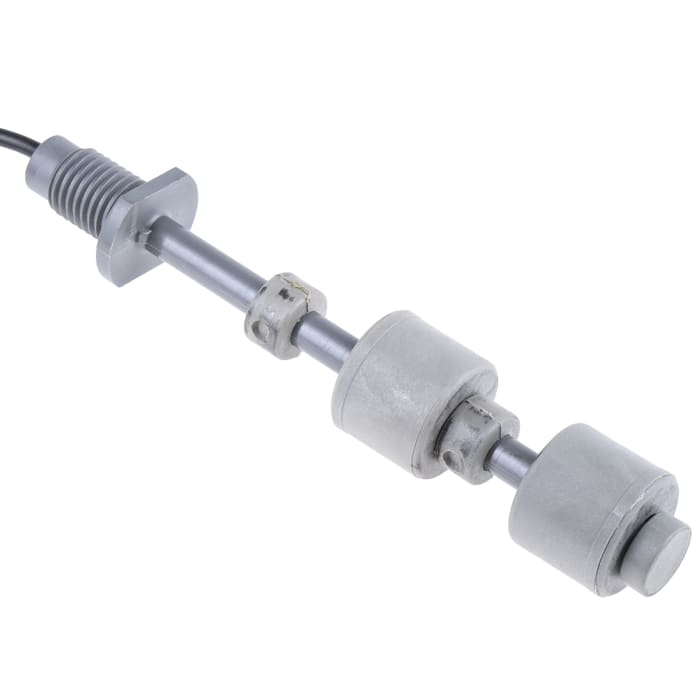 Sensata Cynergy3 RSF66 Series Vertical Polyphenylene Sulfide Float Switch, Float, 1m Cable, Direct Load, 240V ac Max,