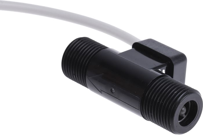 Gems Sensors FT-110 Series Turbine Flow Sensor for Liquid, 1 L/min Min, 15 L/min Max