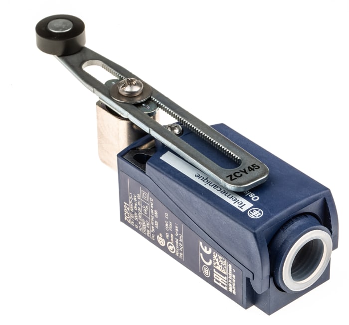 Telemecanique Sensors OsiSense XC Series Lever Limit Switch, NO/NC, IP66, IP67, DP, Plastic Housing, 240V ac Max, 10A