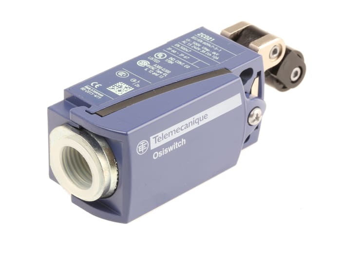 Telemecanique Sensors OsiSense XC Series Plunger Limit Switch, NO/NC, IP66, IP67, DP, Zinc Alloy Housing, 240V ac Max,