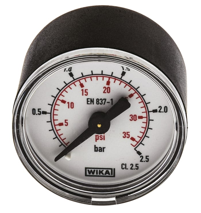 WIKA Dial Pressure Gauge 2.5bar 7833500 UKAS 0bar min