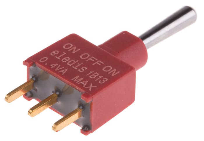 Interruptor de palanca SPDT IP67, Funcionamiento On-Off-On