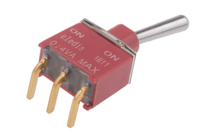 RS PRO Toggle Switch, PCB Mount, On-On, SPDT, Through Hole Terminal