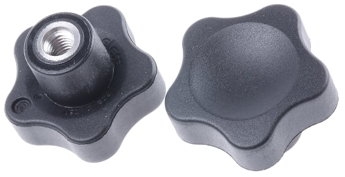 Bouton femelle thermoplastique 32 mm M6