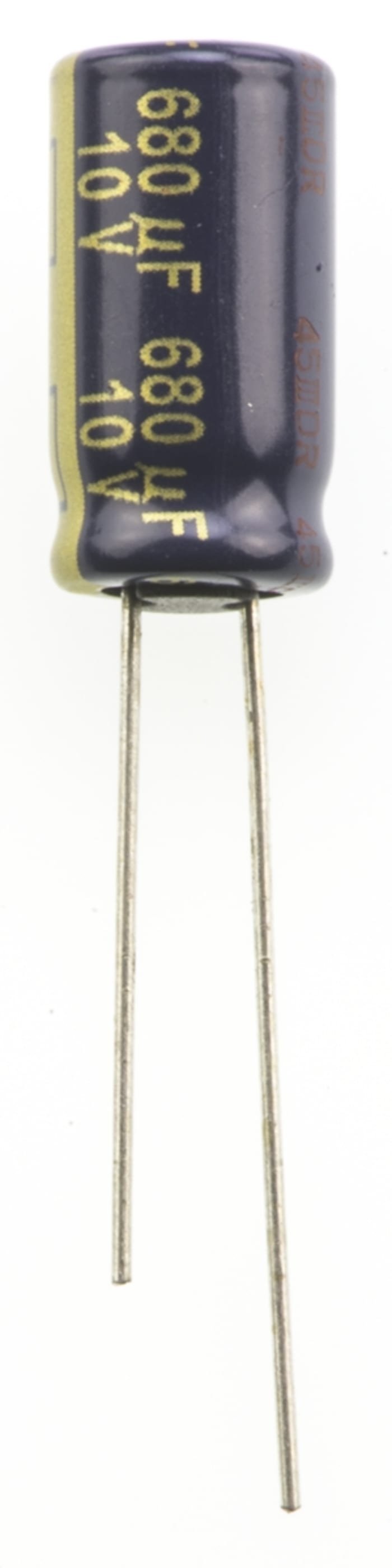 Panasonic 680μF Aluminium Electrolytic Capacitor 10V dc, Radial, Through Hole - EEUFC1A681L