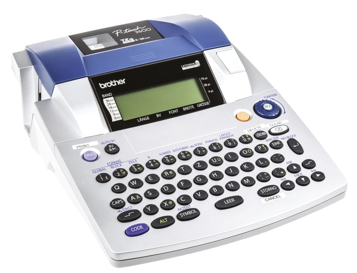 Etiqueteuse Brother PT-3600G1, clavier QWERTZ