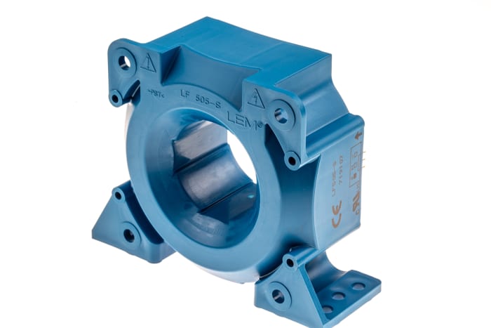 LEM LF Series Current Transformer, 800A Input, 800:1, 100 mArms Output, 30.2mm Bore, 15 → 24 V