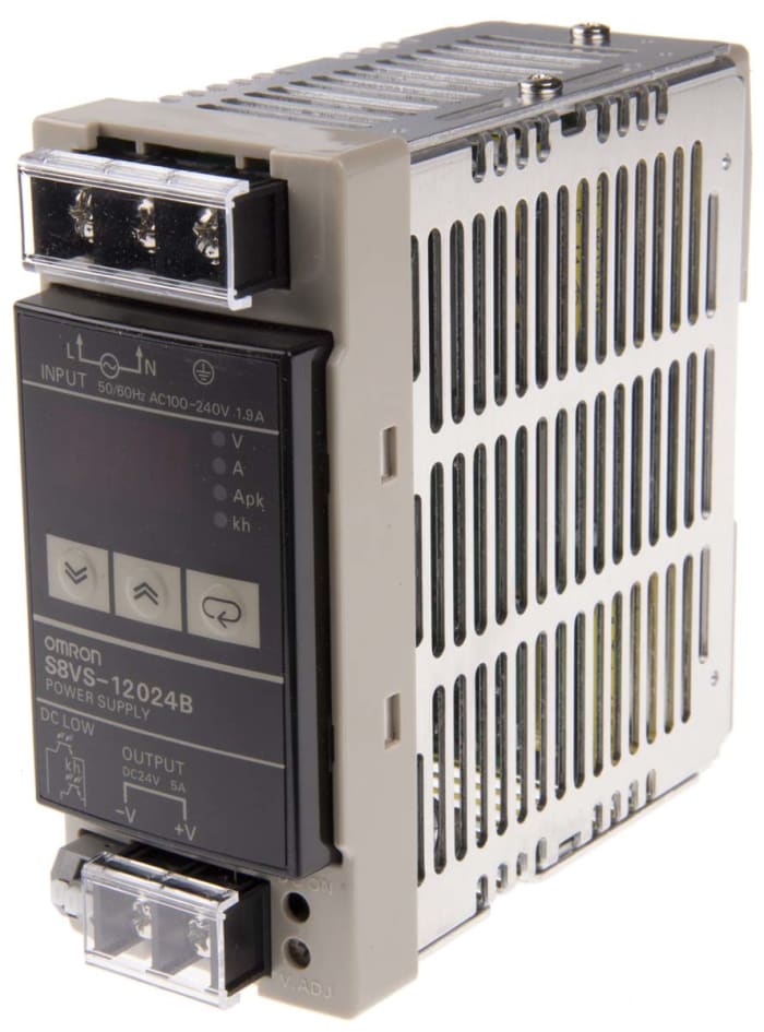 Omron S8VS-12024B Источник питания для монтажа на панель и DIN-рейку