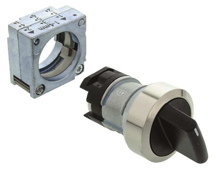 2 position stayput metal selector switch