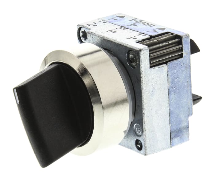 Siemens 2 Position Rotary Switch, Knob, Spring Return Actuator