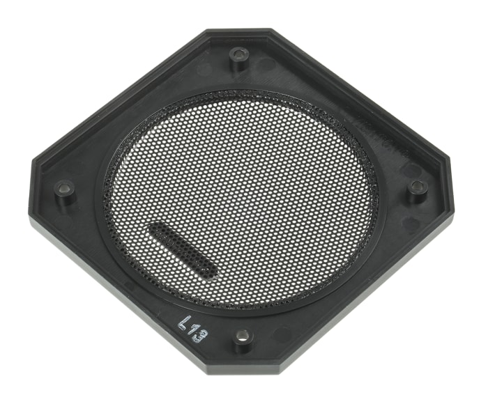 GRILLE 10 ES Visaton Visaton Black Square Speaker Grill GRILLE 10 ES