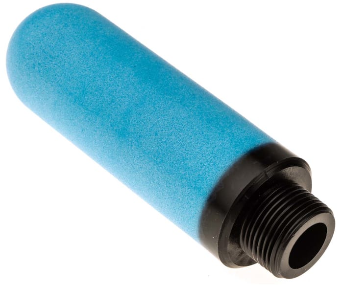 Legris 0674 Polyethylene Pneumatic Silencer 20 bar Cartridge, Bulkhead, Banjo, Push-in, BSPP Thread, Metric Thread,