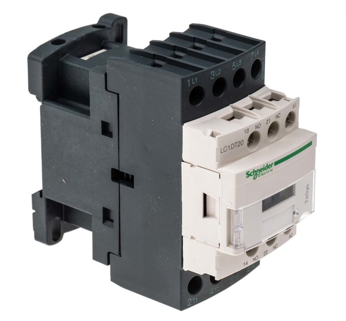 Contacteur Schneider Electric série LC1D, 4 pôles , 4 N/O, 20 A, 230 V c.a.