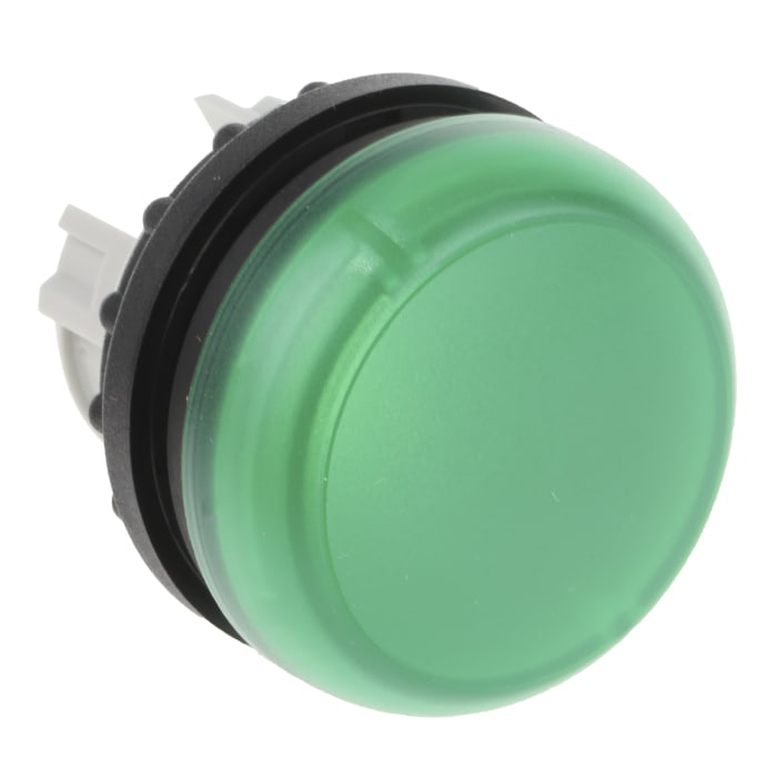 Eaton, RMQ Titan M22, Flush Mount, Rear, Surface Mount Green LED Indicator, 22mm Cutout, IP69K, Round, 12 → 30V