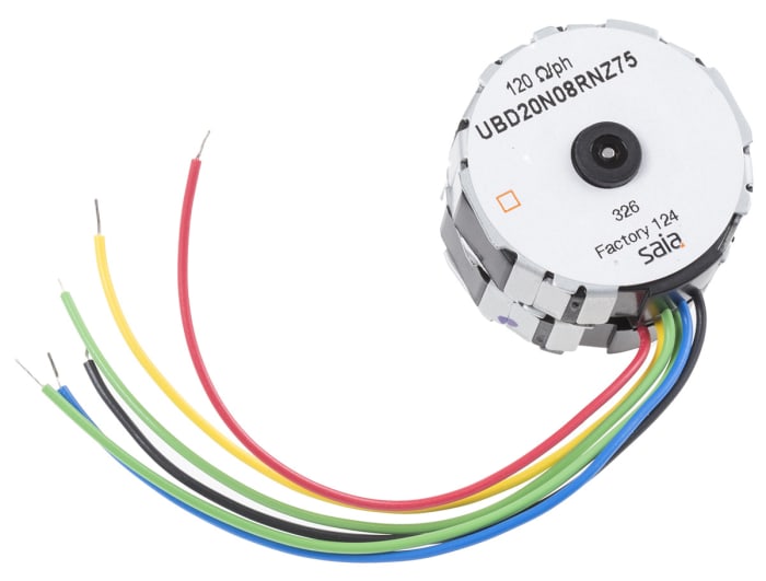 Johnson Electric Stepper Motor, 3mNm Torque, 12 V, 7.5°, 36mm Frame