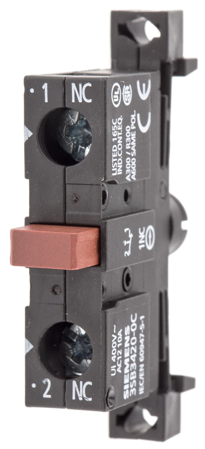 Siemens Siemens 3SB3 Series Contact Block, 1NC