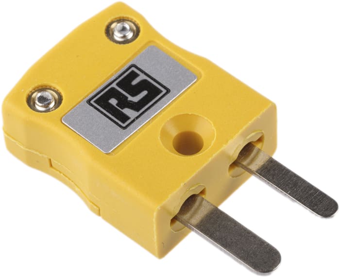 RS PRO Miniature Thermocouple Connector for Use with Type K Thermocouple, 4mm Probe, BS Standard