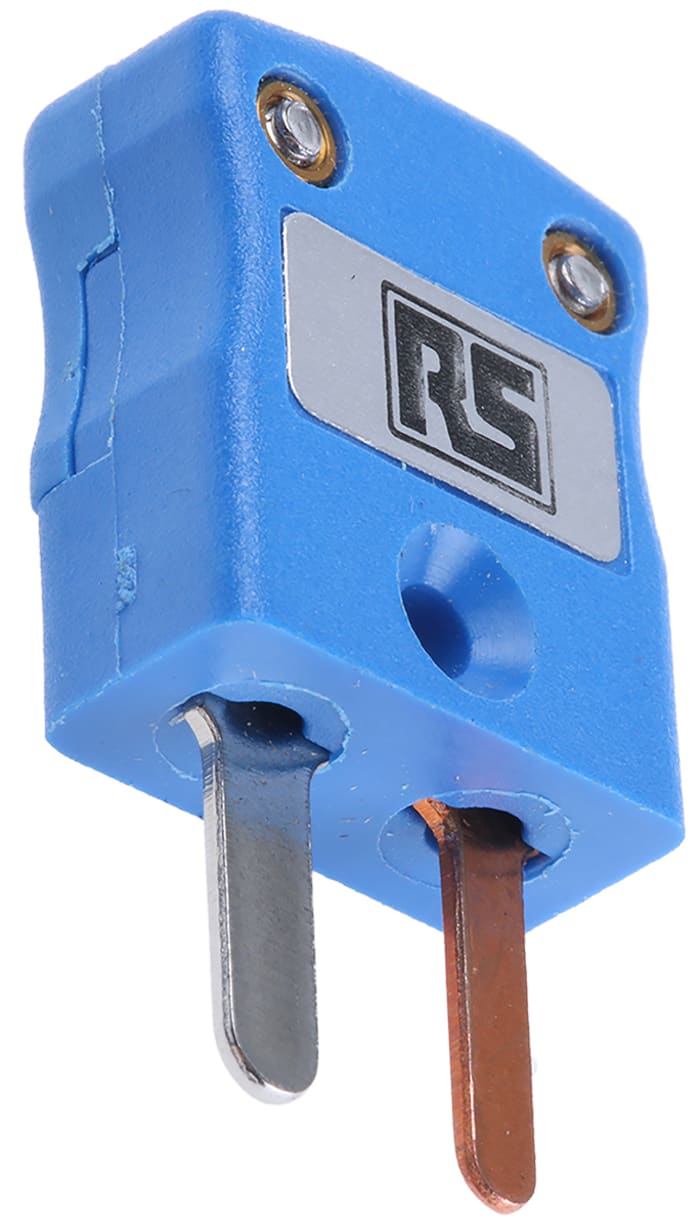RS PRO Miniature Thermocouple Connector for Use with Type T Thermocouple, 4mm Probe, BS Standard