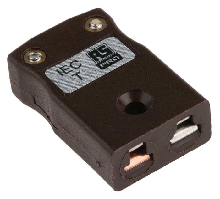 RS PRO Miniature Thermocouple Connector for Use with Type T Thermocouple, 4mm Probe, IEC, RoHS Compliant Standard