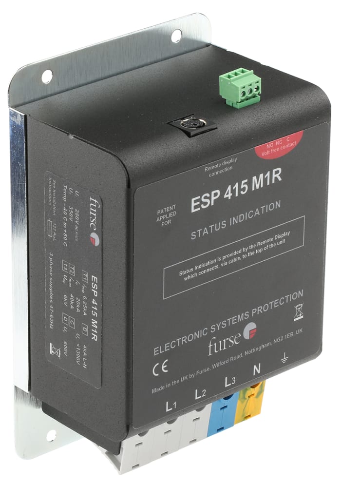 7TCA085460R0115 ESP 415M1R WJ Furse WJ Furse, ESP M1 Surge Suppressor Unit 280 V Maximum