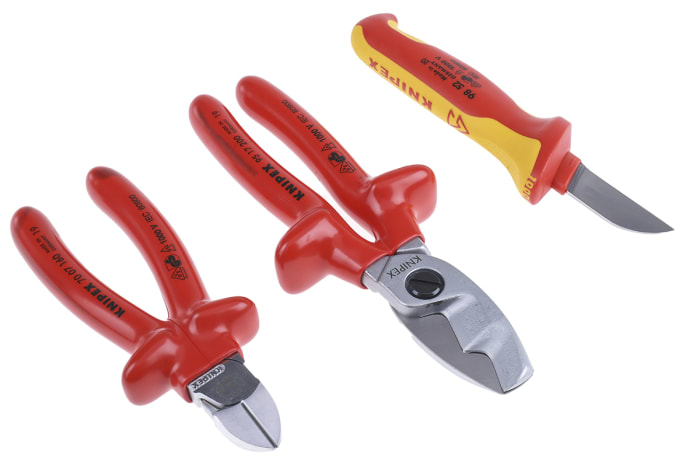 Knipex Llave Para Armario De Distribución, 90 Mm