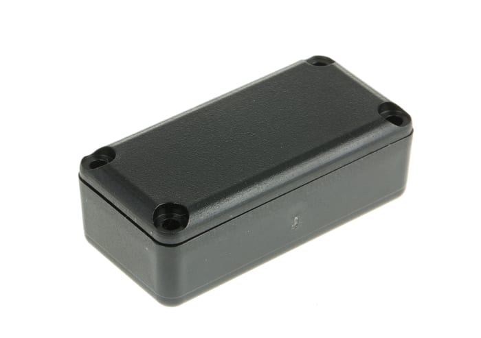 Boîtier d'inclusion CAMDENBOSS en ABS Noir, avec couvercle,dim. ext. 42 x 21 x 15mm