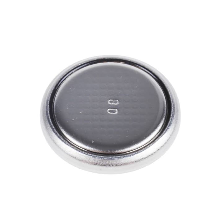 Pila de botón CR1220, 3V, 35mAh, litio - dióxido de manganeso