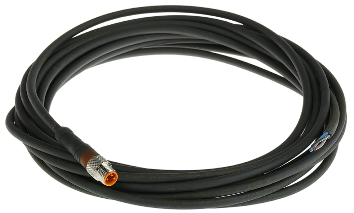 Lumberg Automation Straight Male 3 way M8 to Straight Female Unterminated Sensor Actuator Cable, 5m