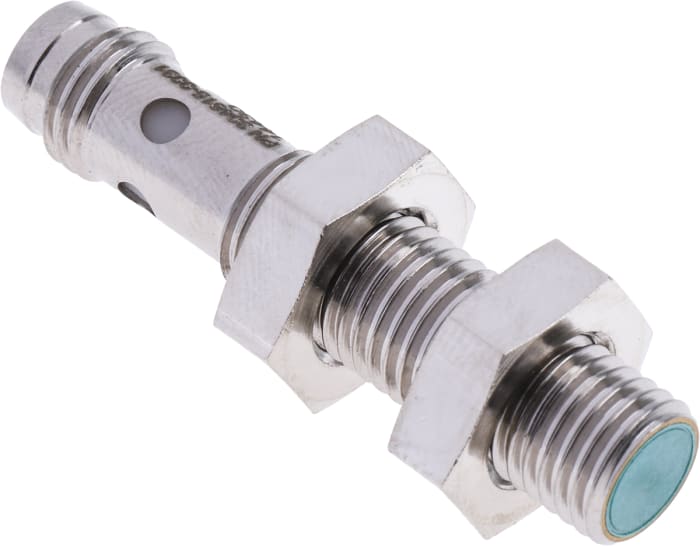 Pepperl + Fuchs Inductive Threaded Barrel Proximity Sensor, M8, 2 mm Detection, PNP NO, 10 → 30 V dc