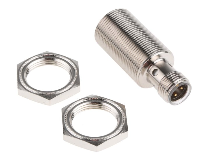 Pepperl + Fuchs Inductive Threaded Barrel Proximity Sensor, M18, 8 mm Detection, PNP NO, 5 → 36 V dc