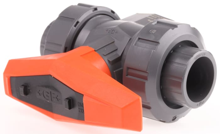 Georg Fischer Plastic 2 Way, High Pressure Ball Valve, BSP, 25mm
