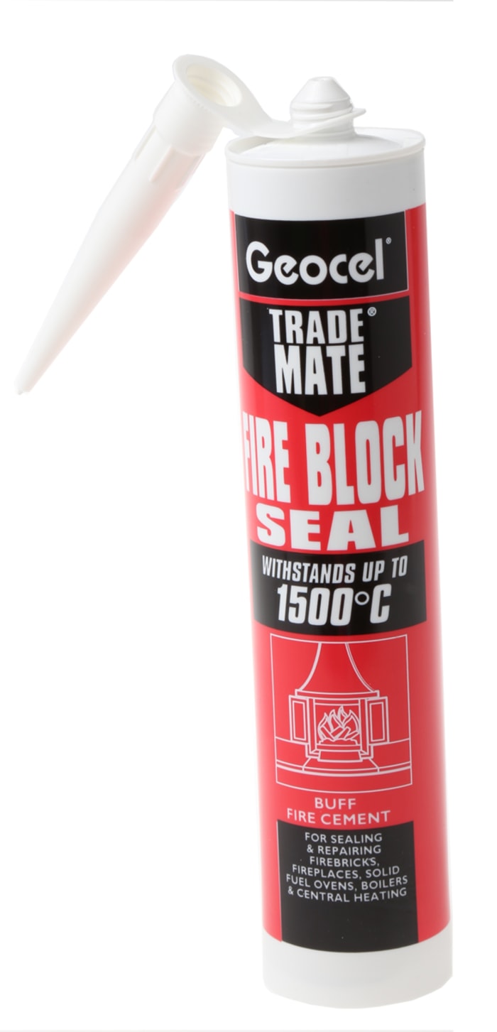Geocel Beige Firestop Putty Cartridge, 310 ml +1500°C