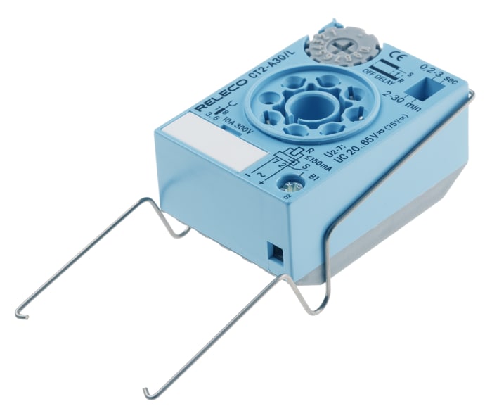 Releco CT2-A Series Plug In Timer Relay, 20 → 65V ac/dc, 0.2 → 30 min, 0.2 → 30s, 1-Function