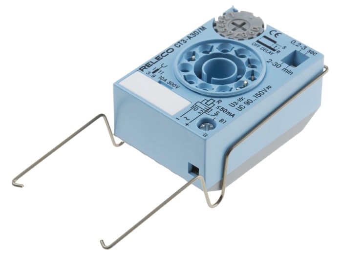 Releco CT3-A Series Plug In Timer Relay, 90 → 150V ac/dc, 0.2 → 30 min, 0.2 → 30s, 1-Function